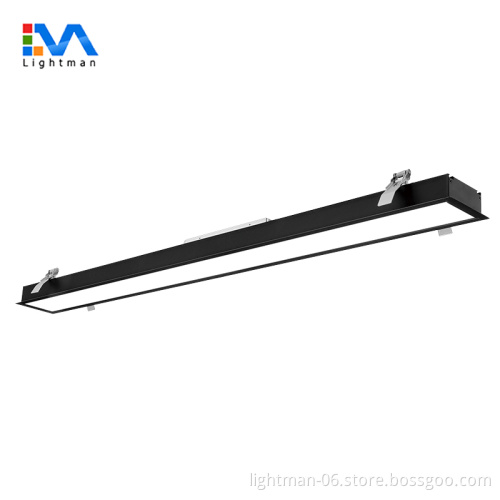 15W 1000mm Recessed Linear LED Panel Light with Spring Clip